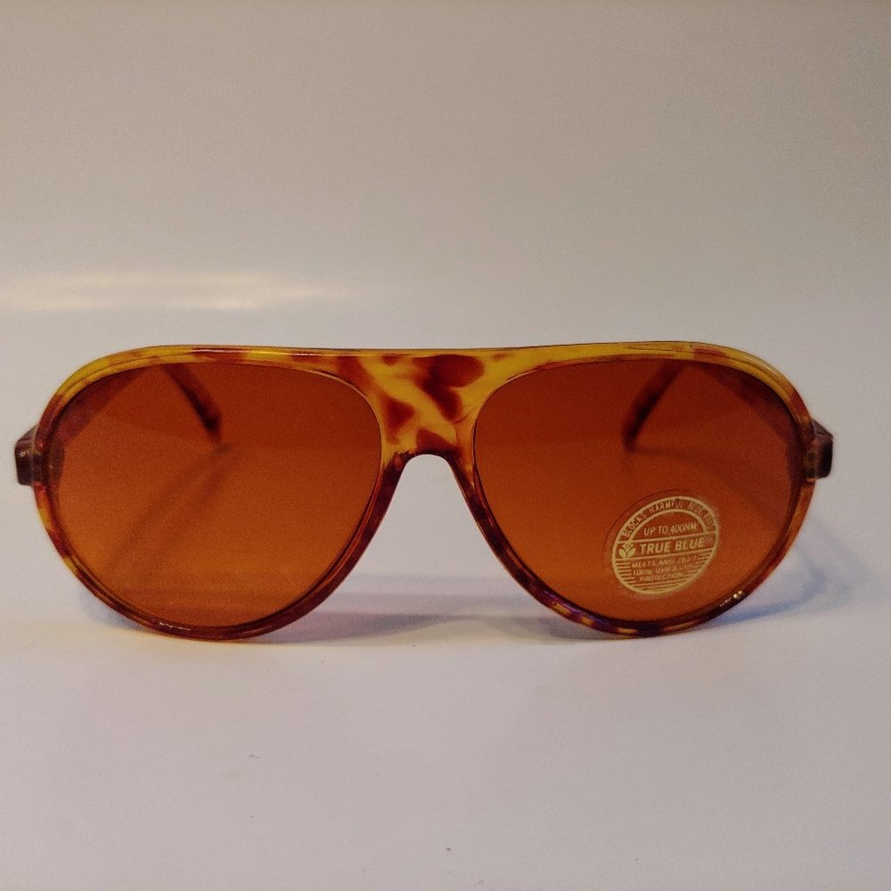 NWT TruVintage 90's INV Kids Plastic Sports Aviator Sunglasses w/TruBlueBlocker